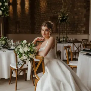 Bride Photoshoot in Barn Reception Venue | Unique Norfolk Venues