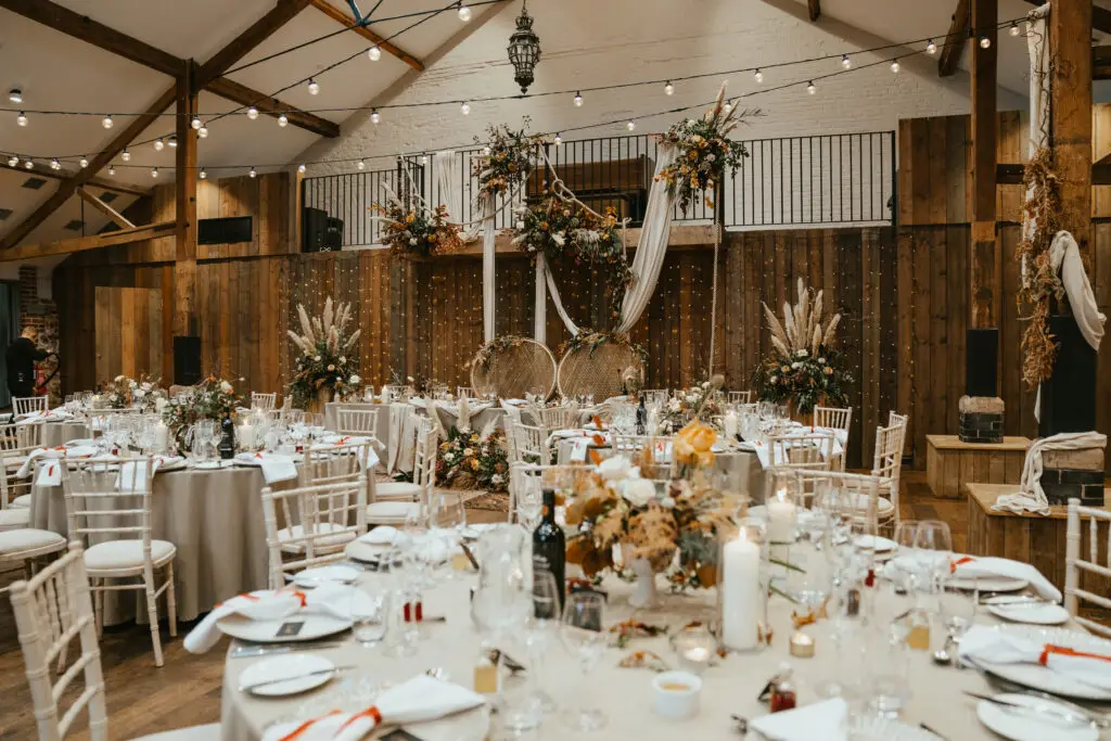 Wedding Reception Dine Hall Decoration | Unique Norfolk Venues